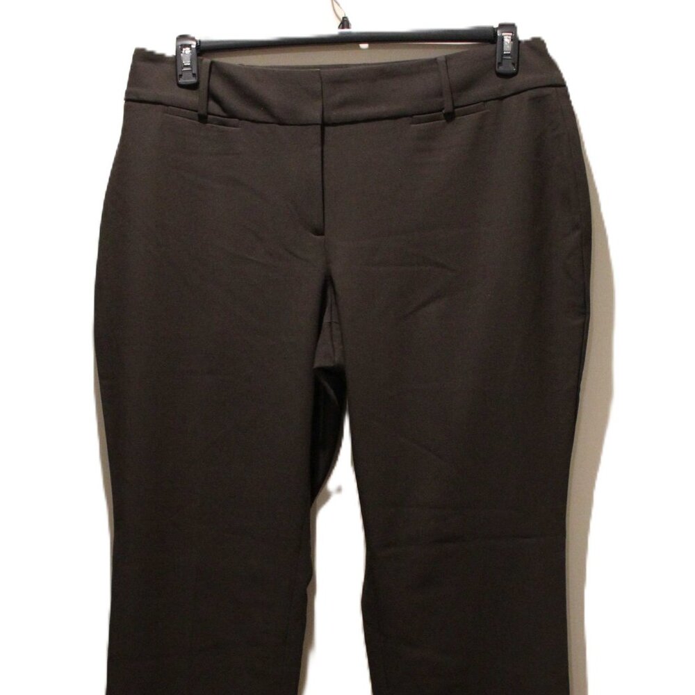 NWT: Talbots Brown Curvy Ponte Pants - Sz 18
